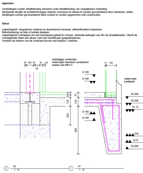 detailtekening constructietekening